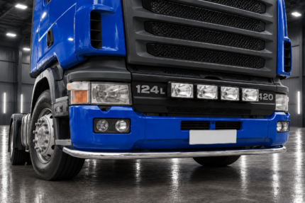 Edelstahl-Stoßstangenschutzrohr passend für Scania L Kab. 1998 - 2004