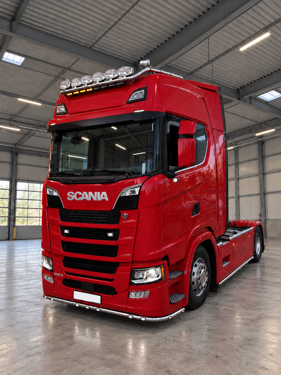 Edelstahl Dachschutzrohr passend für neu Gen. Scania S/R – Bild 5