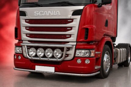 Edelstahl-Frontschutzrohr passend für Scania 1998-2004 L Kab.