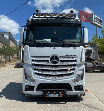aus Edelstahl Dachlampenbügel passend für Mercedes Actros Streamspace