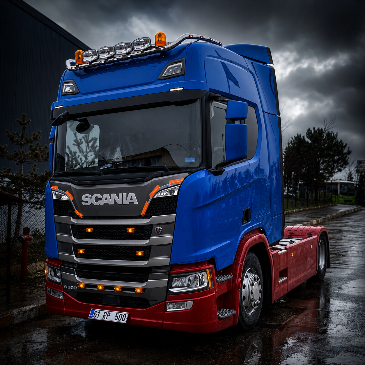 Edelstahl Dachschutzrohr passend für neu Gen. Scania S/R – Bild 4