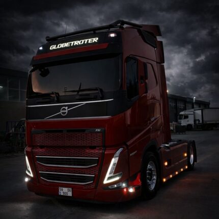 Edelstahl H Typ Dachlampenbügel - passend Volvo FH4 -FH5