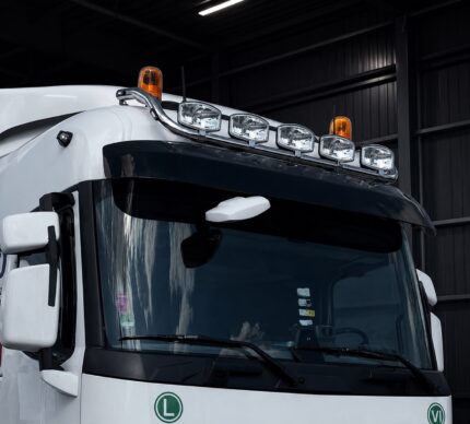 Edelstahl Hochpoliert Dachlampenbügel passend für Renault T Range