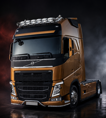 Edelstahl H Typ Dachlampenbügel - passend Volvo FH4 -FH5
