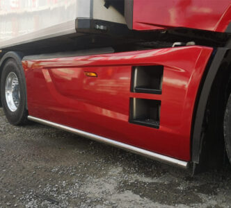 Edelstahl Seitenschutzrohre passend für S-Way