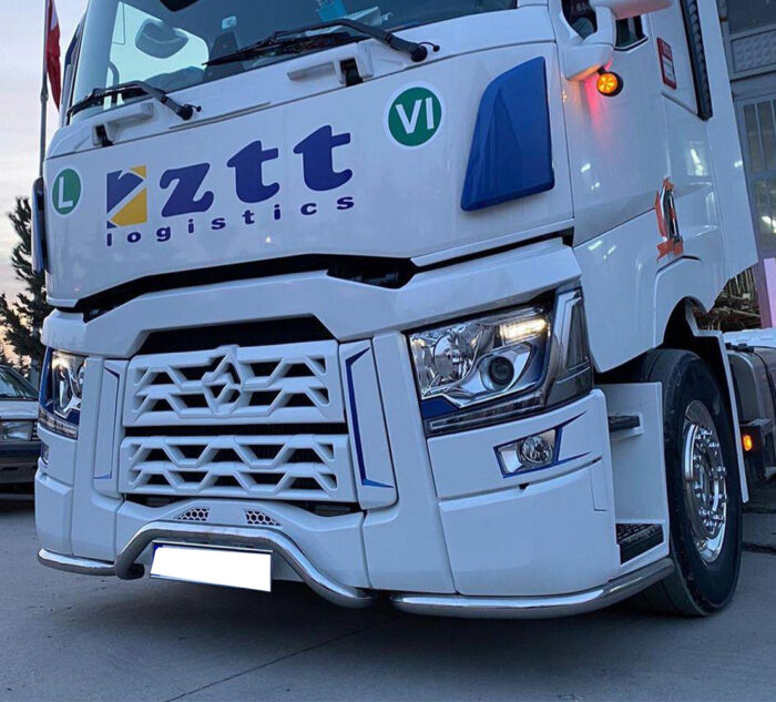 Edelstahl 3-teiliges Stoßstangenschutzrohr bis zum Autokennzeichen