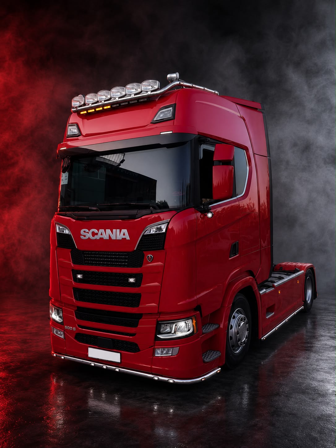 Edelstahl Dachschutzrohr passend für neu Gen. Scania S/R