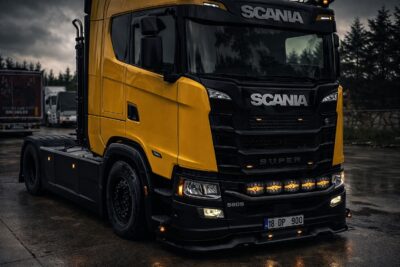 Edelstahl Frontbügel passend für neu Gen. Scania S/R