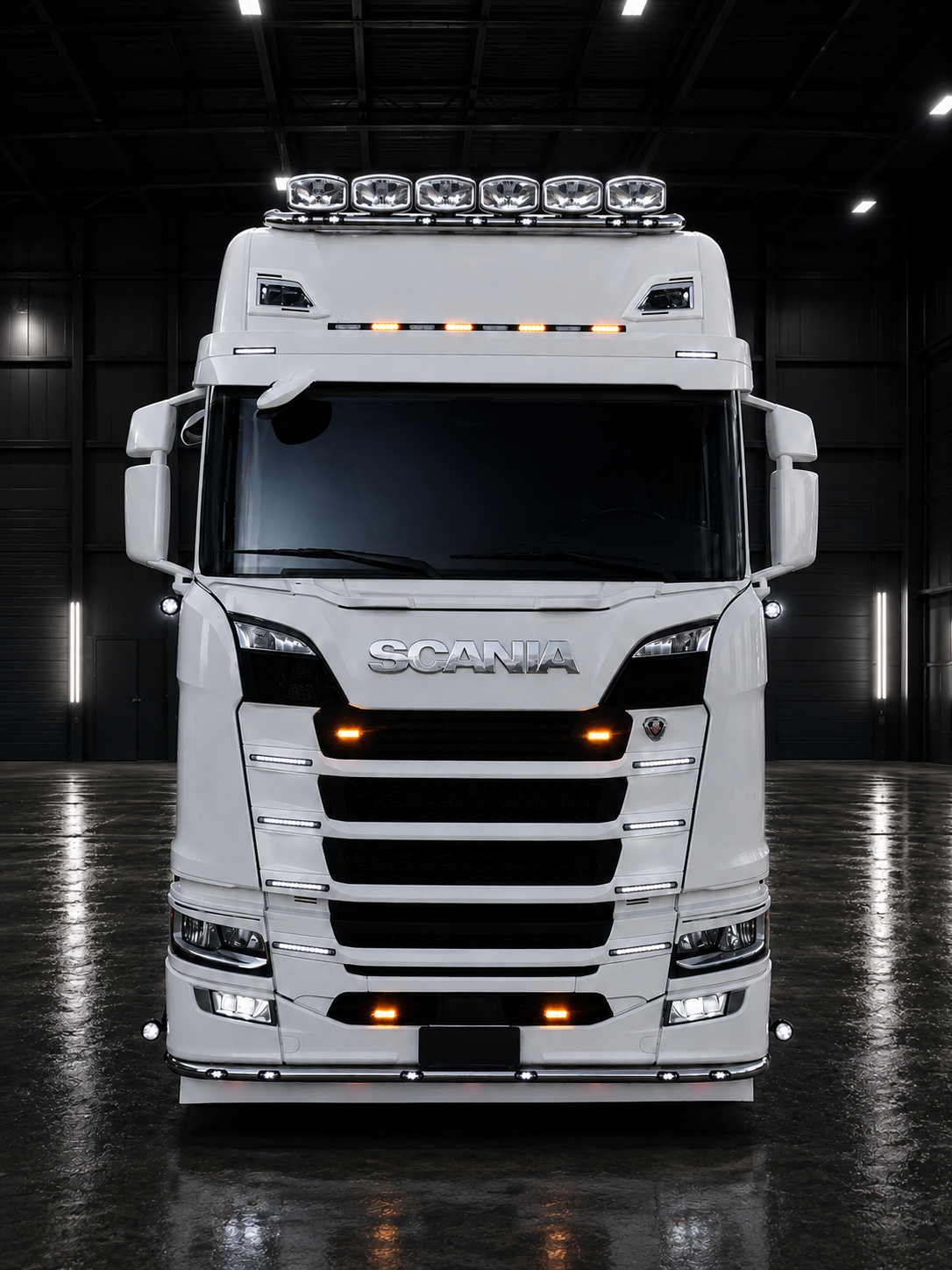 aus Edelstahl Dachlampenbügel passend für neu Gen. Scania S/R – Bild 4