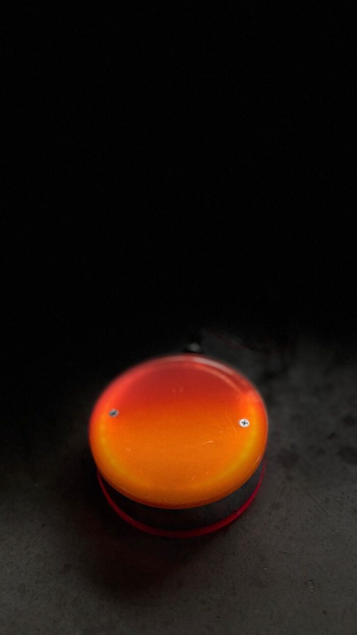 2-teilig. Rot-Gelb Unterspiegel Beleuchtung - Lollipop passend für XG / XG + / XF 105 - 106 – Bild 2