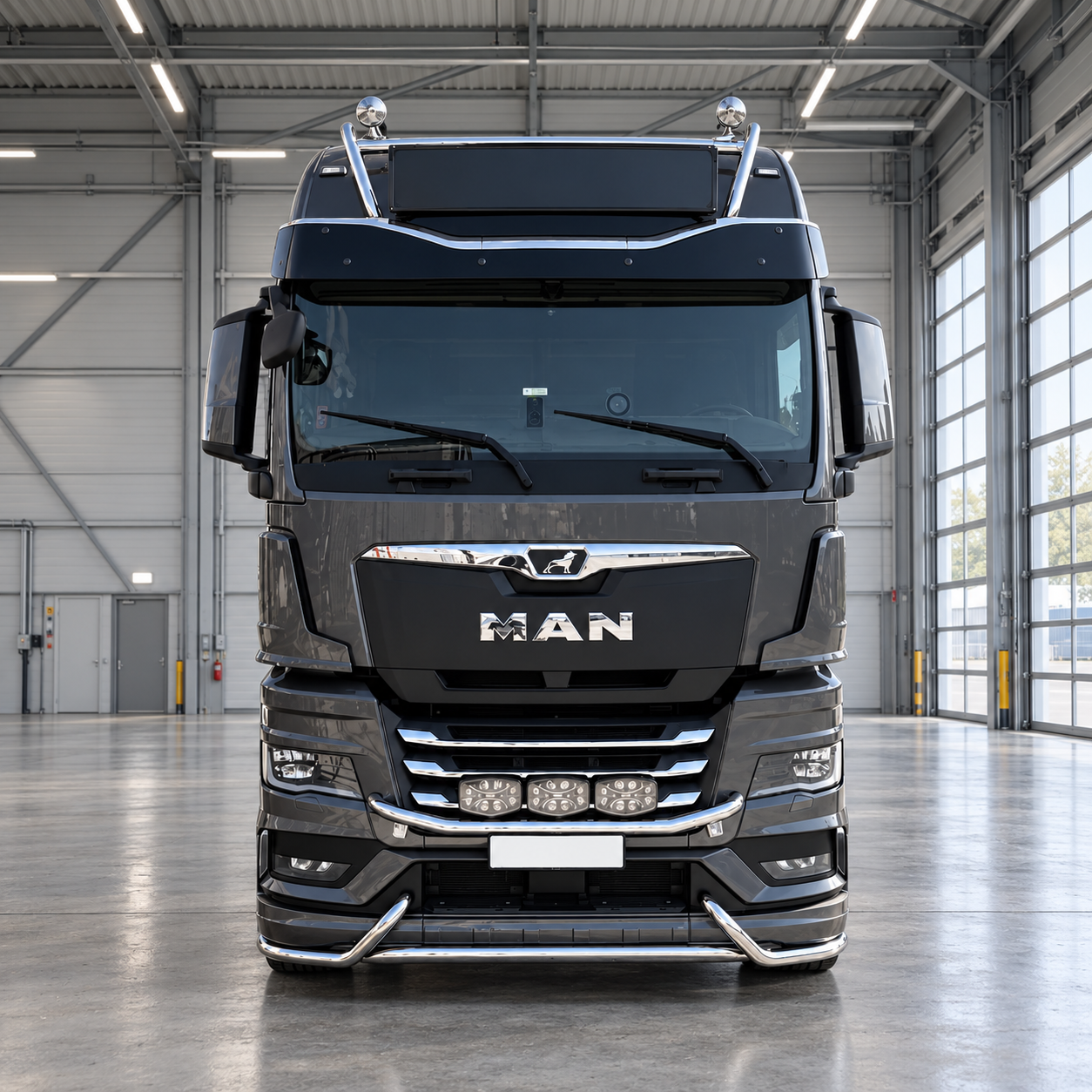 Dachlampenbügel H-Typ Kurz passend für MAN TGX ab Bj 21