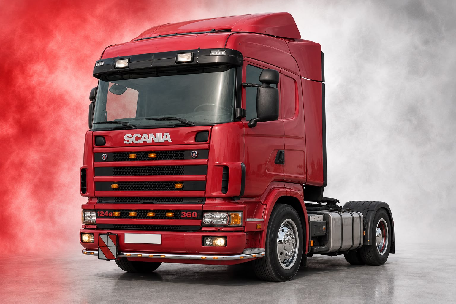 Edelstahl-Stoßstangenschutzrohr passend für L Kab. 1998-2004 Scania