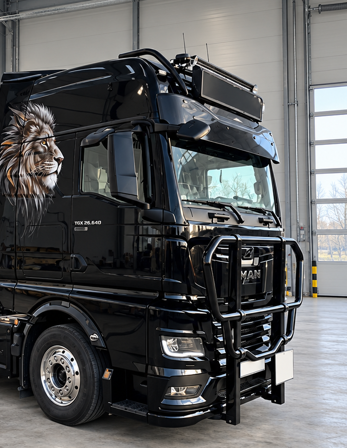 Dachlampenbügel H-Typ Kurz passend für MAN TGX ab Bj 21 – Bild 4