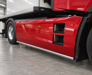 Edelstahl Seitenschutzrohre-Sidebar passend für S-Way 3790mm Radstand