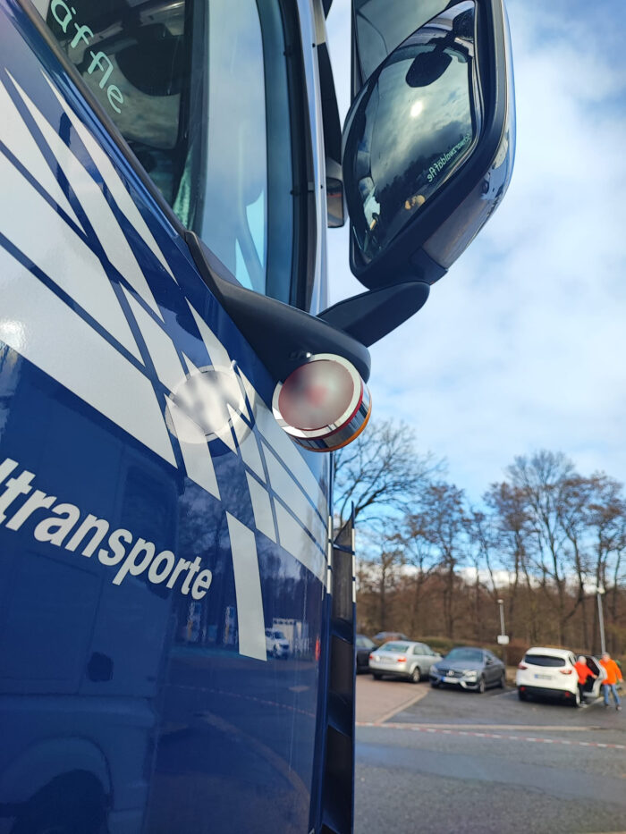 2-teilig Rot-Gelb Unterspiegel Beleuchtung – Lollipop passend für S-Way - Stralis