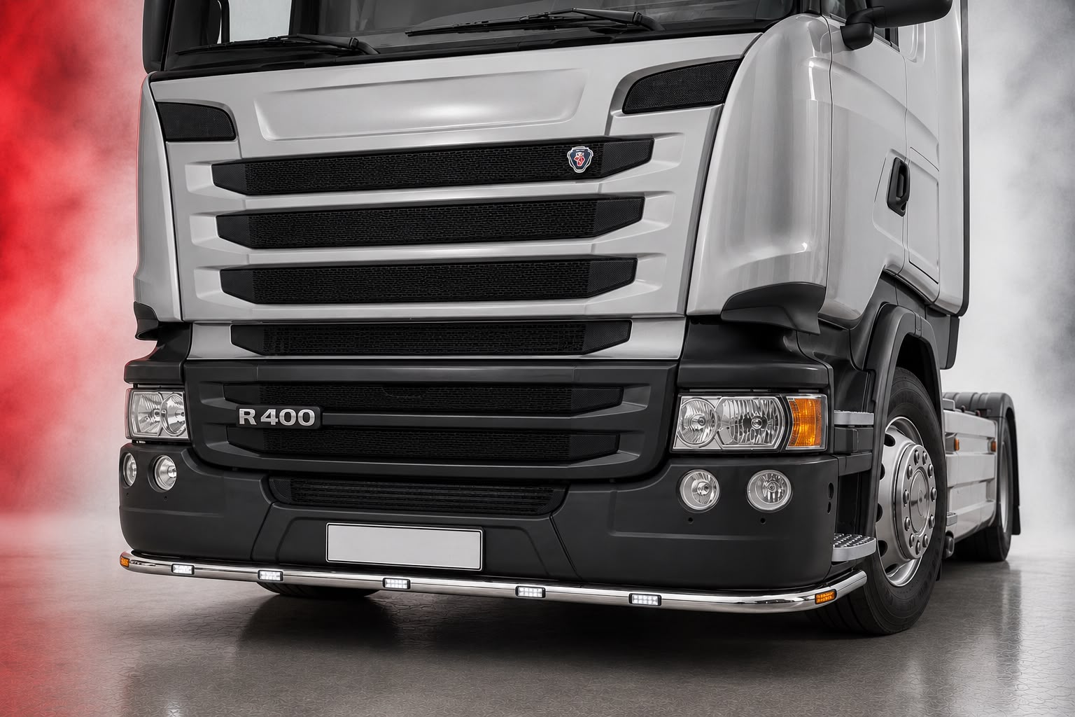 Edelstahl-Stoßstangenschutzrohr passend für Scania 2010-2013 / G420 – Bild 2