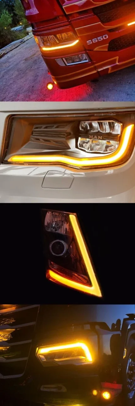 DRL-Kit-Leuchten Amber