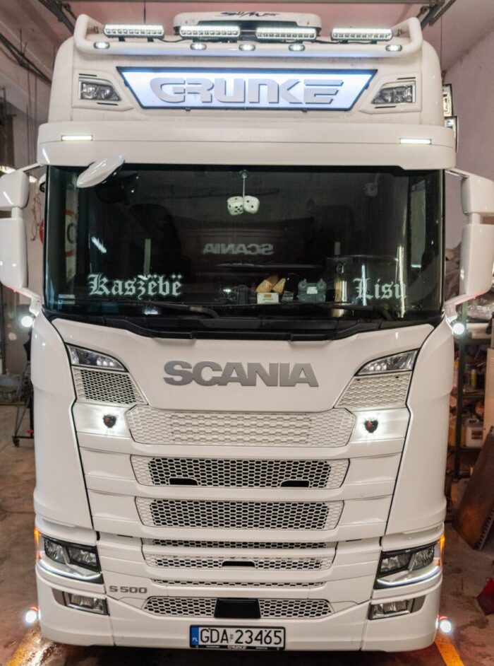 Neon Skyled PRO Leuchtschild für SCANIA S & R Highline (23x138cm) – Bild 4