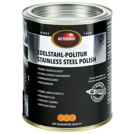Edelstahl-Politur 750ml – Hochglanz für rostfreien Stahl