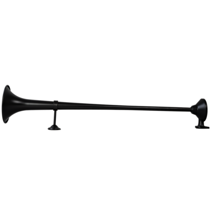 Nedking Lufthorn 95cm Schwarz Messing – Lautes Air Horn für LKW Traktor