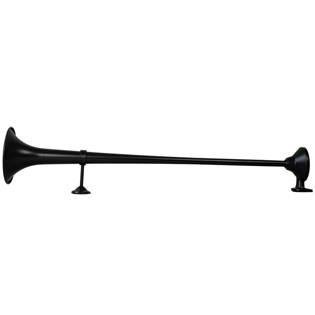 Nedking Lufthorn 95cm Schwarz Messing – Lautes Air Horn für LKW Traktor