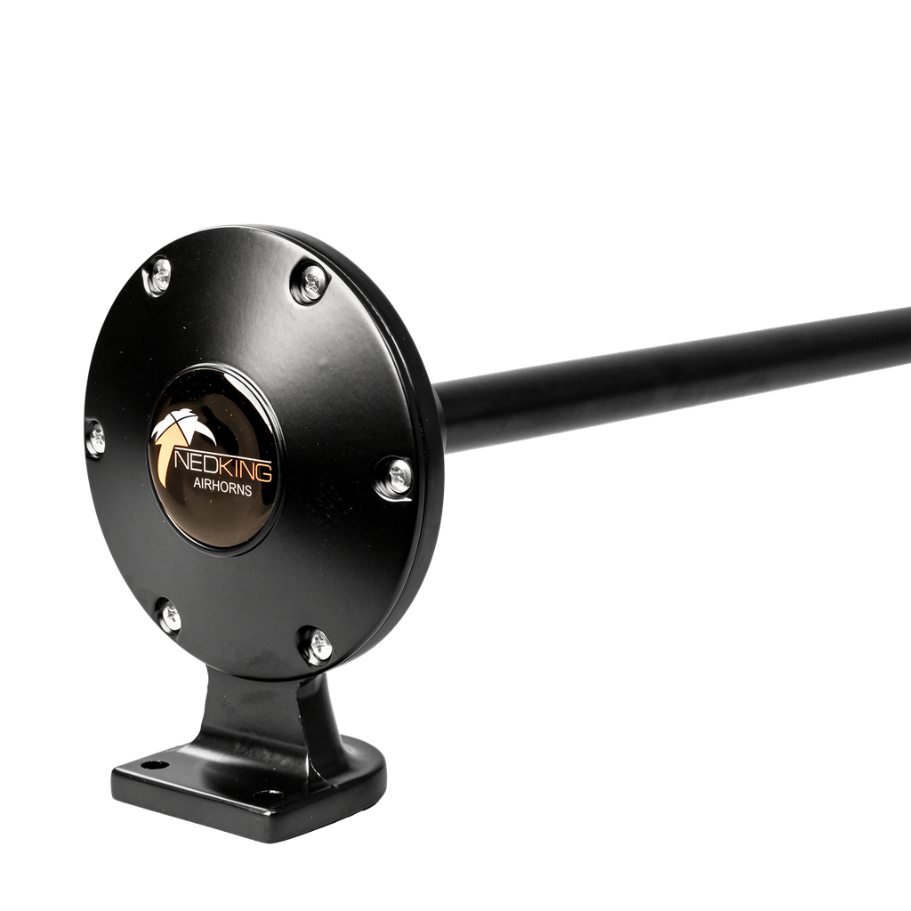 Nedking Lufthorn 95cm Schwarz Messing – Lautes Air Horn für LKW Traktor – Bild 7