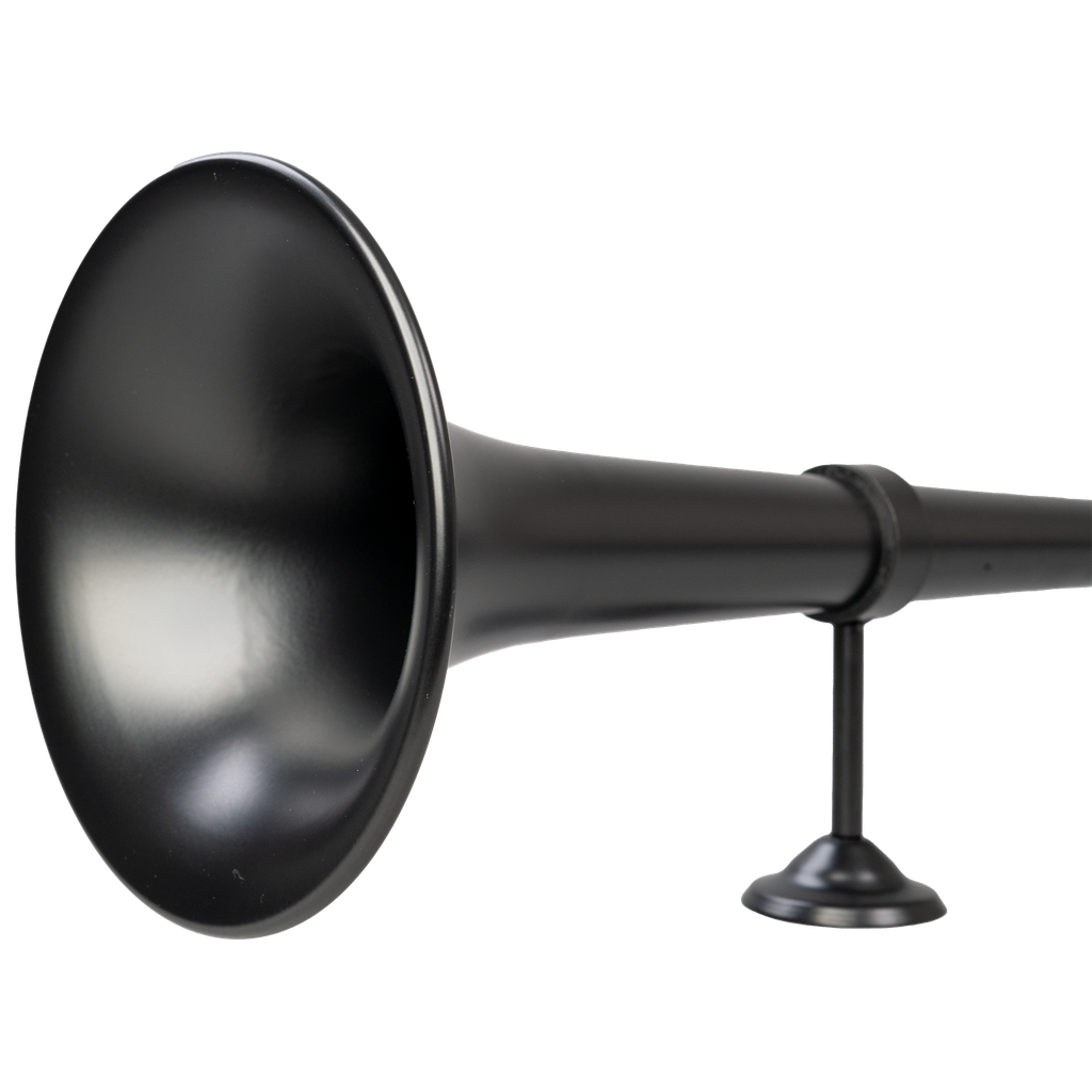 Nedking Lufthorn 95cm Schwarz Messing – Lautes Air Horn für LKW Traktor – Bild 3