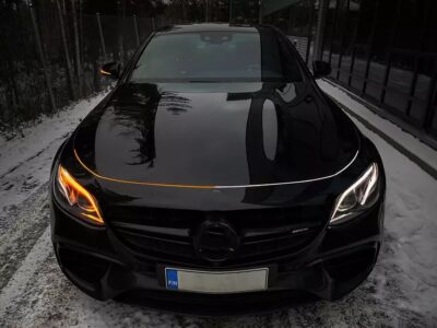 LED Motorhauben Streifen 180cm Orange/Weiß 12V Flexibel Tagfahrlicht Lichtband