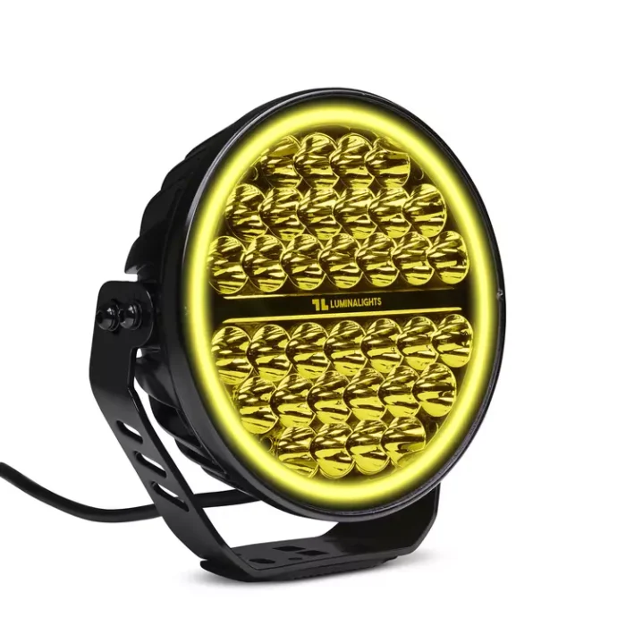 LuminaLights Defender+ MAX 9 Amber Spot Zusatzscheinwerfer