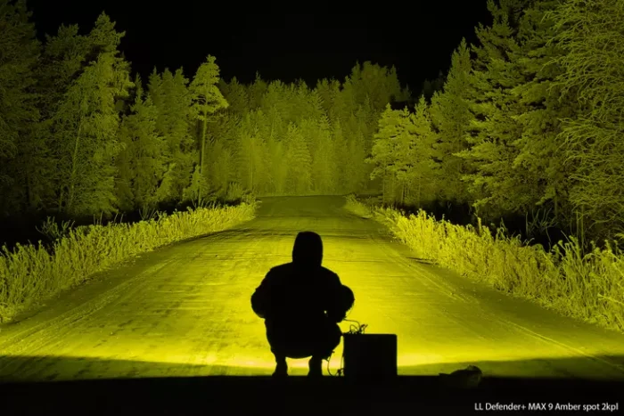 LuminaLights Defender+ MAX 9 Amber Spot Zusatzscheinwerfer – Bild 8