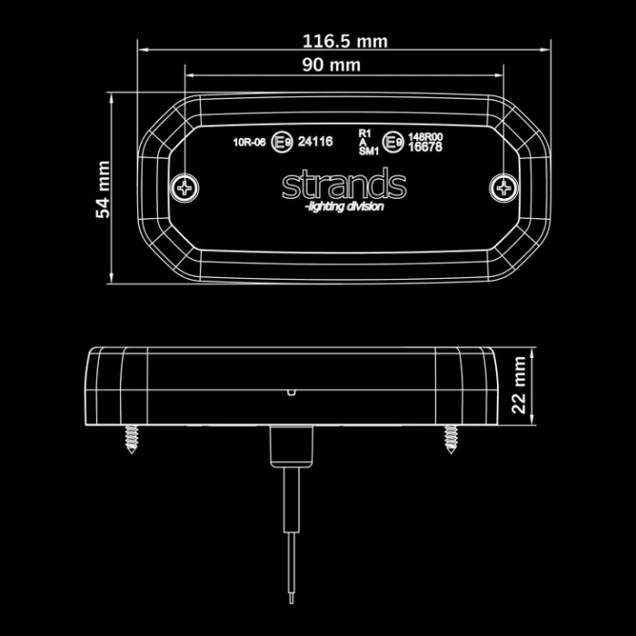 Strands FOR9T Scale Gelb Position Light – Bild 4