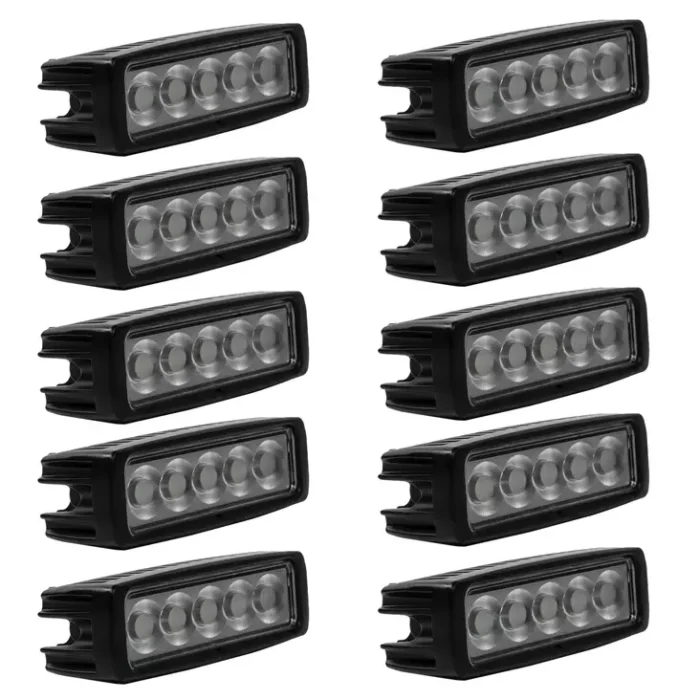 10x LuminaLights Core 45 Slim LED Marker/Position Lights 12–24V Set