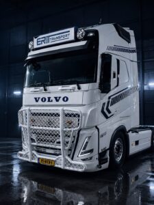 aus Alu Bullfänger / Bullbar passend für Volvo FH4-FH5 - Ohne Lackierung