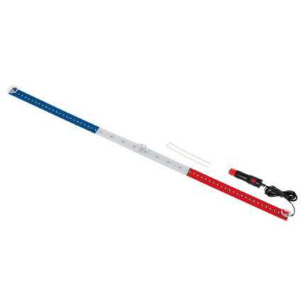 LED Lichtleiste Frankreich Flagge 24V–72 LEDs LKW Deko Beleuchtung Truck- 90 cm