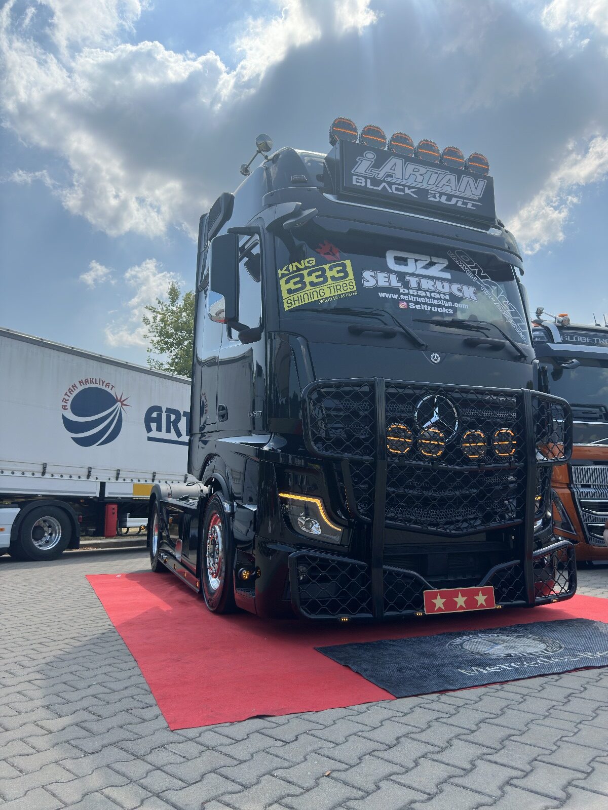 aus Alu Bullfänger / Bullbar passend für Actros MP4/MP5 - ohne Lackierung (Kopie) – Bild 2
