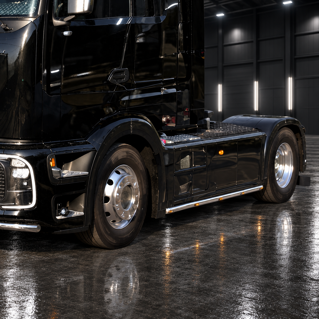 Seitenrohre passend für ACTROS PRO CABIN (3700mm Radstand) – Bild 2