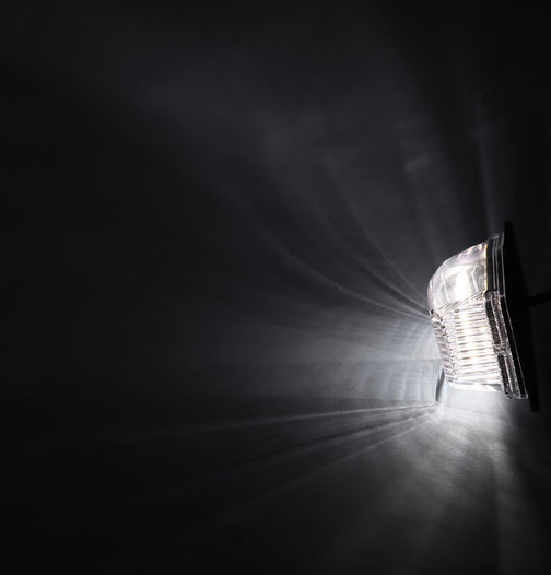 1-teilig Kühlergrill Lampe Double Burner mit Glühlampe Klarglas – Orange & Weiß – 12-24V – Bild 2