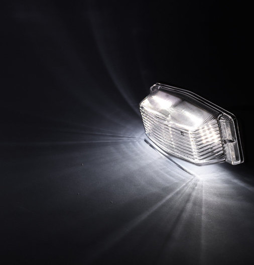 1-teilig Kühlergrill Lampe Double Burner mit Glühlampe Klarglas – Orange & Weiß – 12-24V – Bild 3