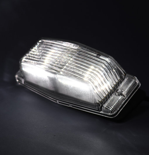 1-teilig Kühlergrill Lampe Double Burner mit Glühlampe Klarglas – Orange & Weiß – 12-24V – Bild 4