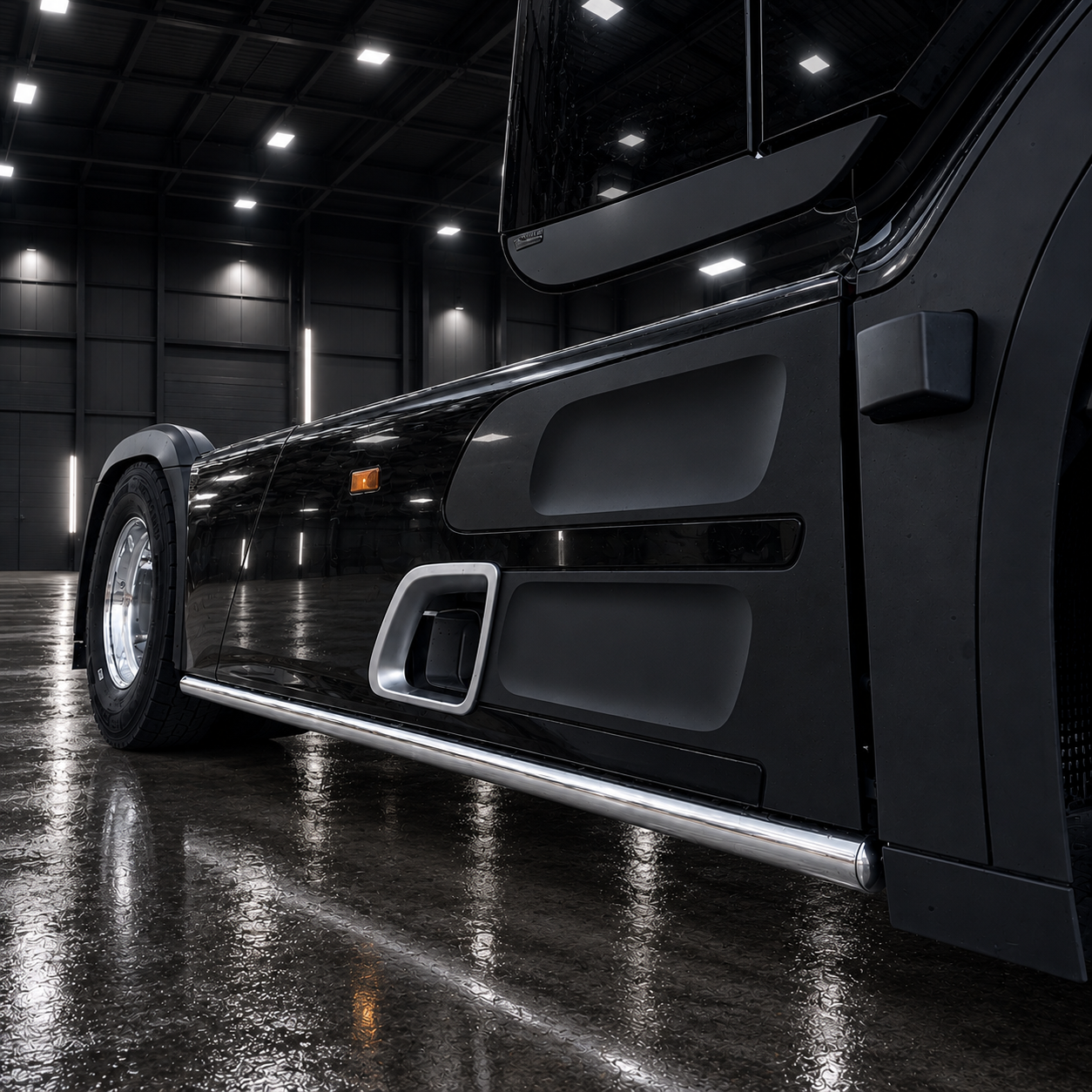 Seitenrohre passend für ACTROS PRO CABIN (3700mm Radstand)