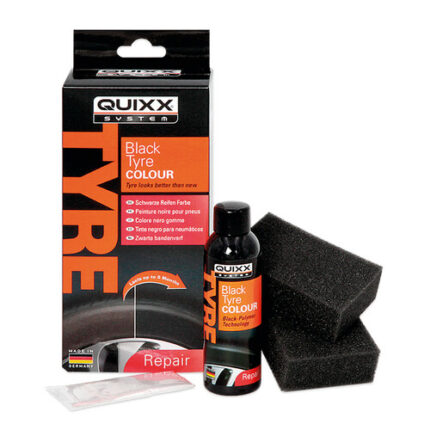 Quixx Reifenreinigung Set – Tiefschwarzer Glanz & Schutz für Reifenpflege Pro