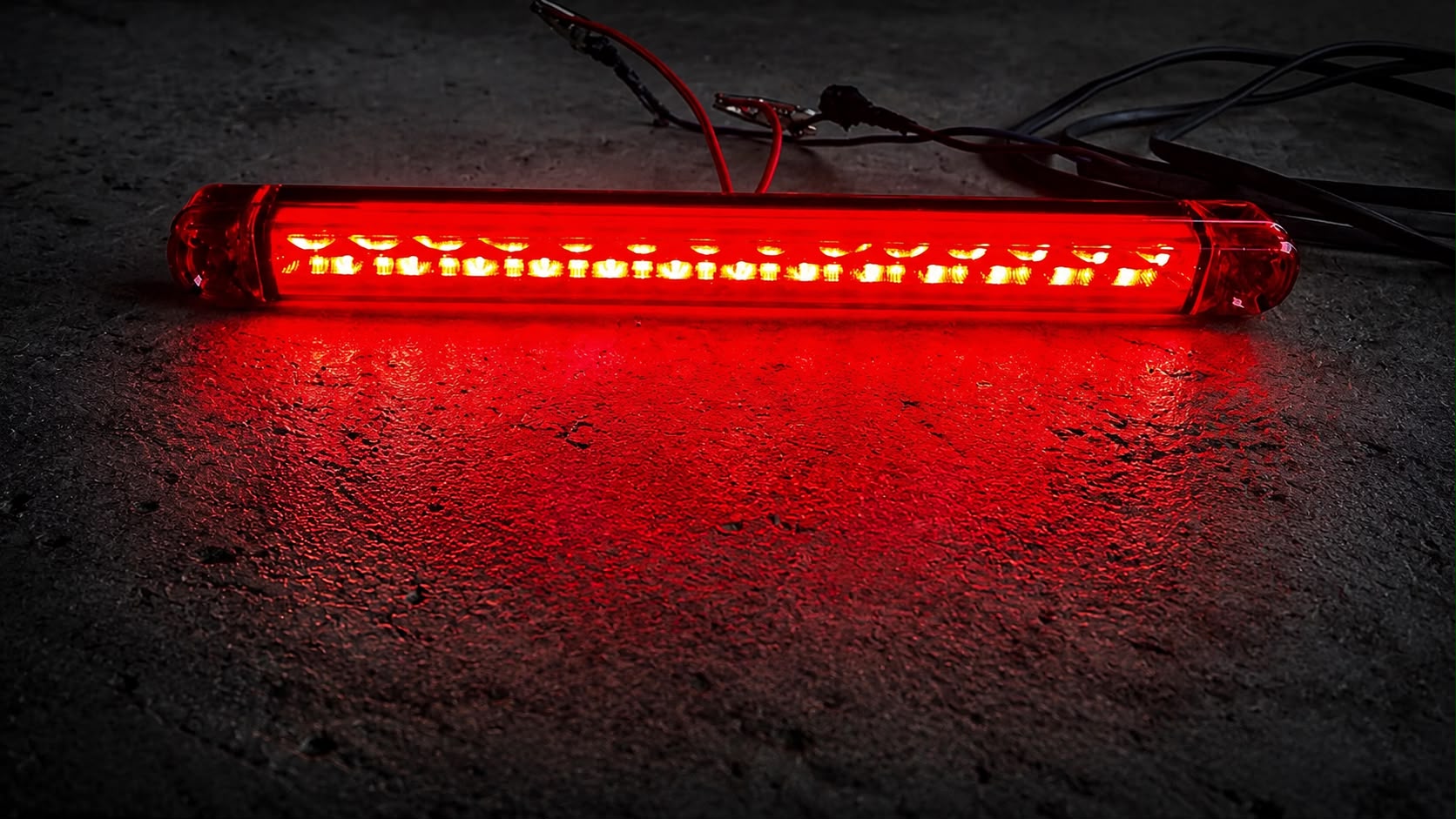 LED Umrissleuchte Rot 12V/24V Anhänger LKW Begrenzungsleuchte – Bild 3
