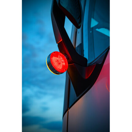 2-teilig - Lampen rot-gelb LED - Universal für alle LKW Modelle - 24V