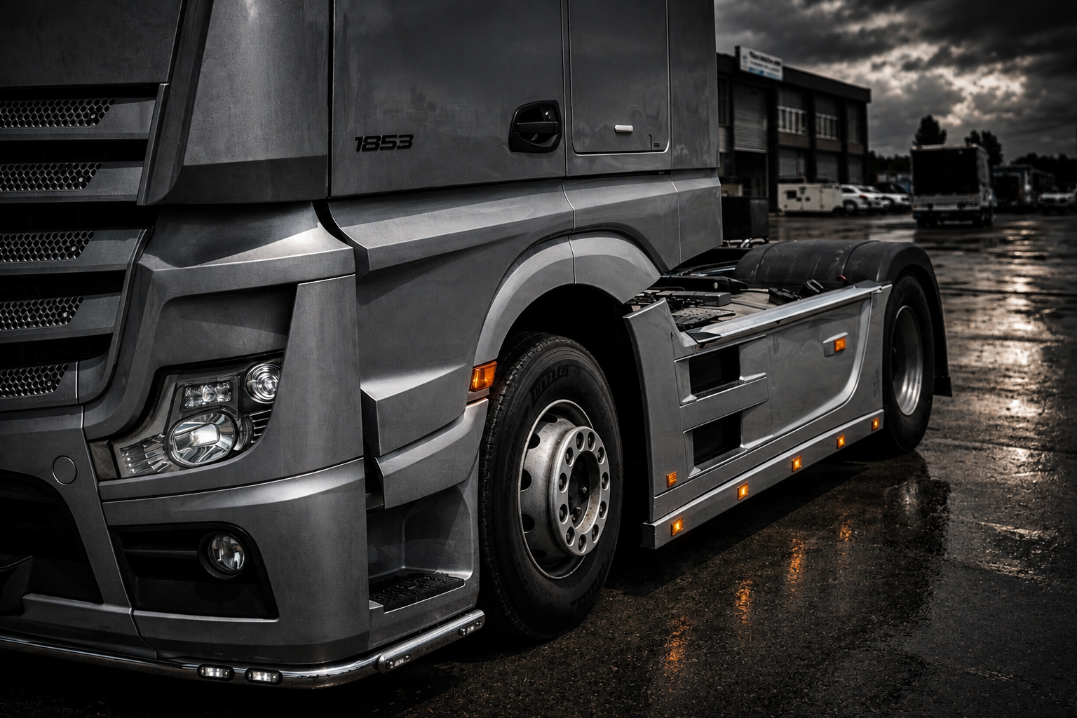 2-tlg. aus verzinktes-Seitenprofil pass. für Mercedes Actros MP4-MP5 (Mehrere Wahlmöglichkeiten) – Bild 6