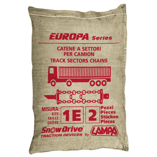 1-teilig LKW-Schneeketten – Europa-Serie – 2 Stück für Lkw, Europa-Serie, 2 Stück – 1E – Bild 2