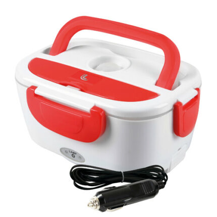 Elektrische Lunchbox 1,5 L 12/24V 50W mit Zigarettenanzünderstecker für LKW Auto und unterwegs